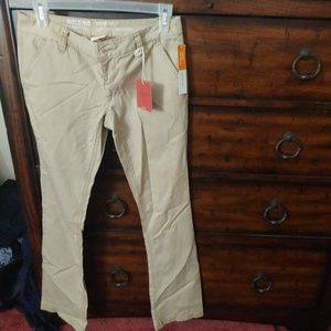 Mossimo Supply Co Khaki Bootcut Slim Pants Size 3